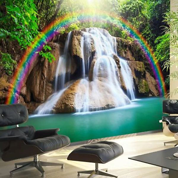 artgeist Fototapete Waterfall of Fulfilled Wishes mehrfarbig Gr. 350 x 245 günstig online kaufen
