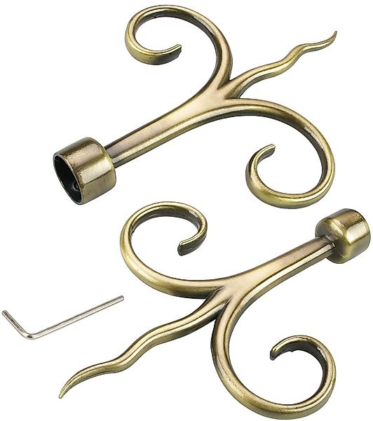 Liedeco Gardinenstangen-Endstück "Diana" für Gardinenstangen Ø 16 mm günstig online kaufen