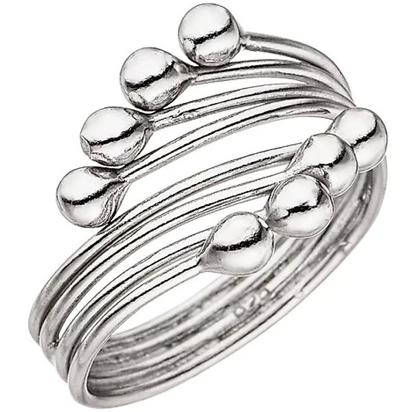 SIGO Damen Ring 4-reihig 925 Sterling Silber Silberring günstig online kaufen