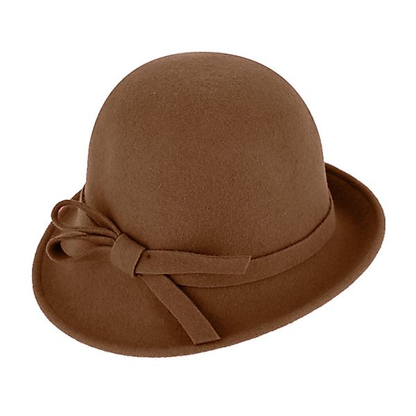 Fiebig Filzhut Unifarbener Wollfilzhut in asymmetrischer günstig online kaufen