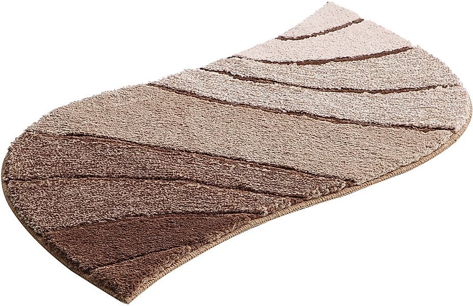 my home Badematte "Josie, Badvorleger, Badezimmer Teppich" Höhe 20 mm rutsc günstig online kaufen
