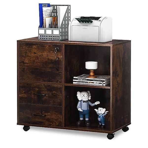 Ofcasa Aktenschrank Mobiler Büroschrank (1er Set) günstig online kaufen