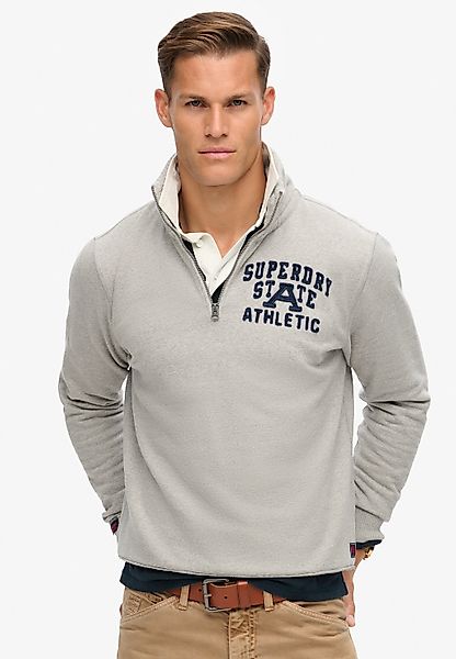 Superdry Sweatshirt "VINTAGE ATHLETIC ZIP HENLEY" günstig online kaufen