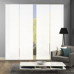 HOME WOHNIDEEN Schiebegardine "ROMA" Klettband 4 Stk. tlg. HxB: 245x60, ink günstig online kaufen