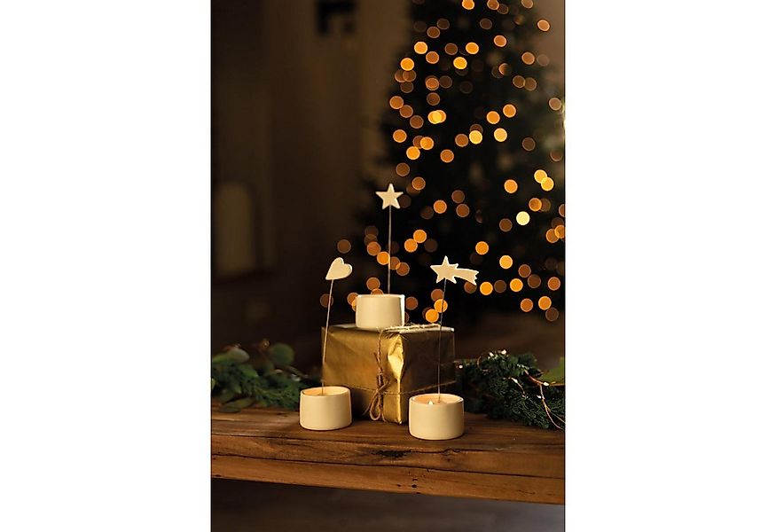 Räder Windlicht Design Teelichthalter Wunschlicht Herz Weiß günstig online kaufen