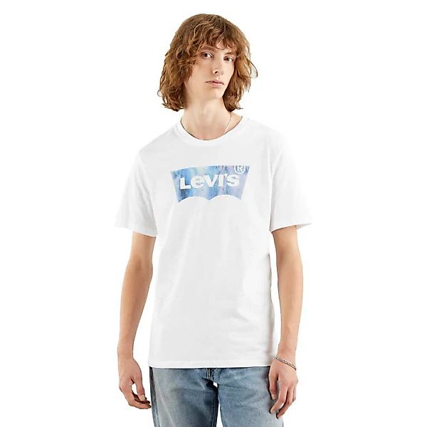 Levi's – T-Shirt in Weiß mit Fledermaus-Logo günstig online kaufen