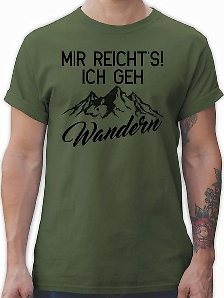 Shirtracer T-Shirt Mir reichts ich geh Wandern Hobby Outfit günstig online kaufen