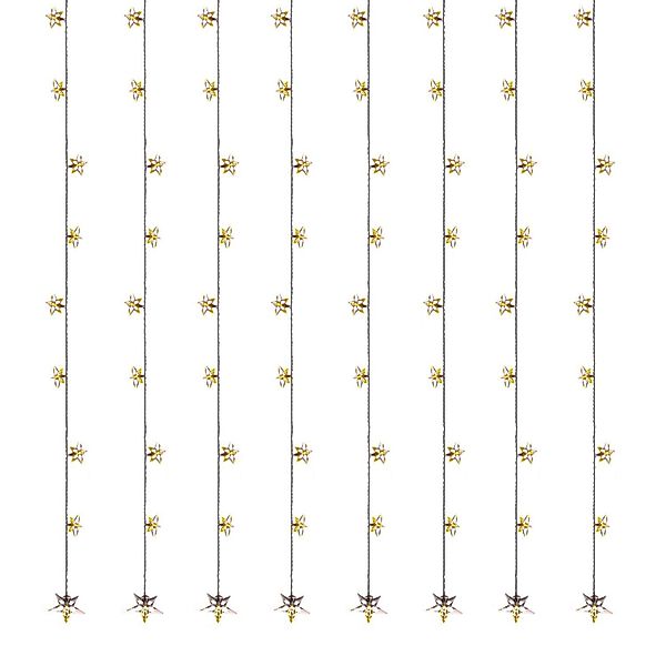 MARELIDA LED-Lichtervorhang LED Lichtervorhang Sterne 64 günstig online kaufen