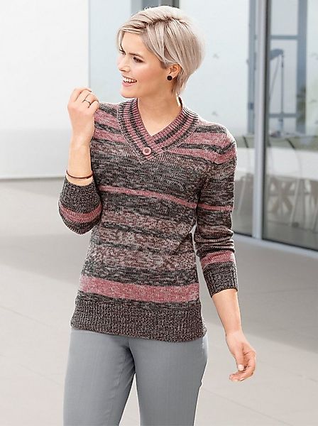 Witt Strickpullover V-Ausschnitt-Pullover günstig online kaufen