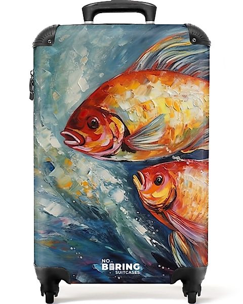 NoBoringSuitcases.com© Hartschalen-Trolley Ölgemälde Kunstwerk von 2 günstig online kaufen