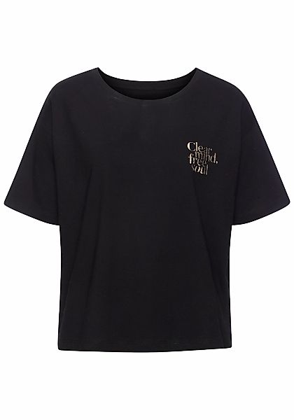 Buffalo T-Shirt, mit aufwendigen Foil Print vorn günstig online kaufen
