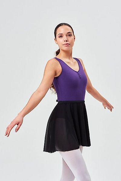 tanzmuster Wickelrock Damen Ballett Wickelrock Karlotta schwarz und schwarz günstig online kaufen