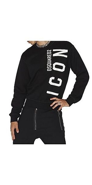 Dsquared2 Rundhalspullover Dsquared2 Be Icon Sweatshirt Schwarz Herren XXL günstig online kaufen