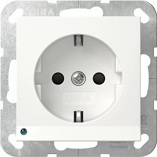 Gira Steckdose LED-Leuchte Reinweiß 417003 günstig online kaufen