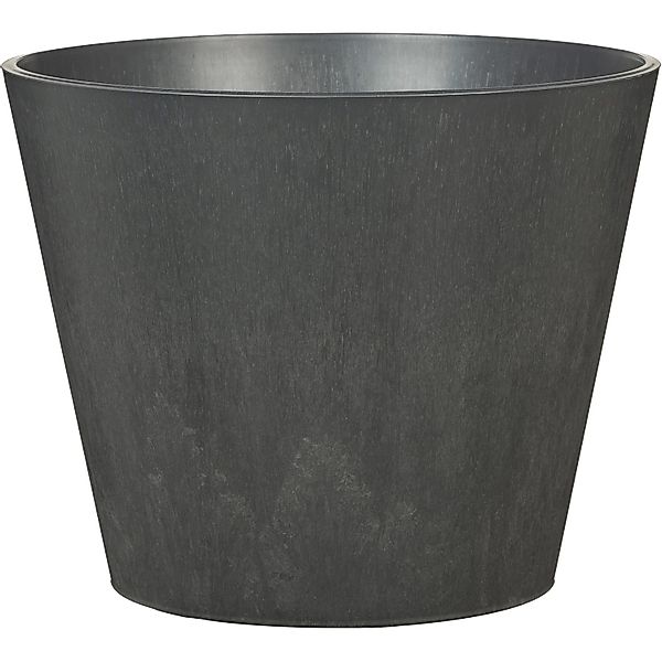 Scheurich Pflanzgefäß Purista+ Ø 30 cm Carbon mit Bewässerungseinsatz günstig online kaufen