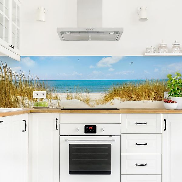Bilderdepot24 Küchenrückwand beige dekor Natur Strand günstig online kaufen
