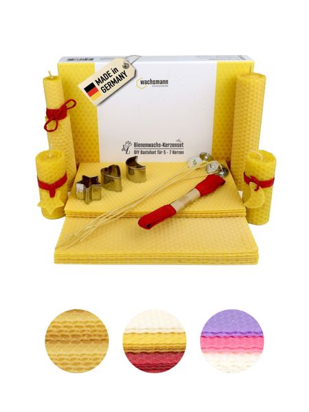 Wachsmann Bienenprodukte Bienenwachskerze selber machen (Kerzenset, günstig online kaufen