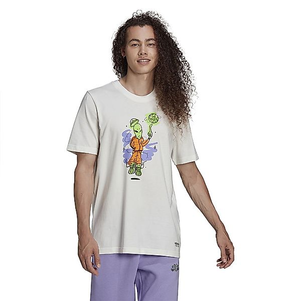 Adidas Originals Stokd Alien Kurzärmeliges T-shirt L Core White günstig online kaufen