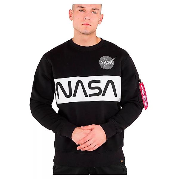 Alpha Industries Nasa Inlay Sweatshirt 2XL Black günstig online kaufen
