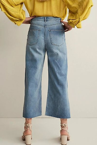Next Weite Jeans Verkürzte Jeans mit weitem Bein und Schlitzen (1-tlg) günstig online kaufen