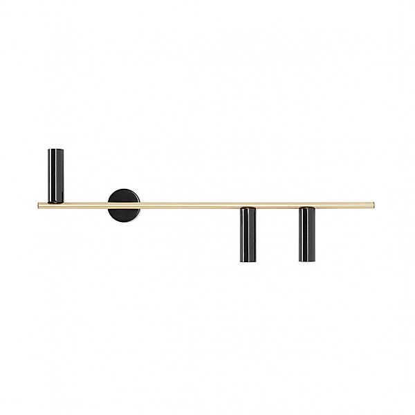 Wandlampe TREVO WALL 3 BLACK BRASS 1083Y40_2 günstig online kaufen