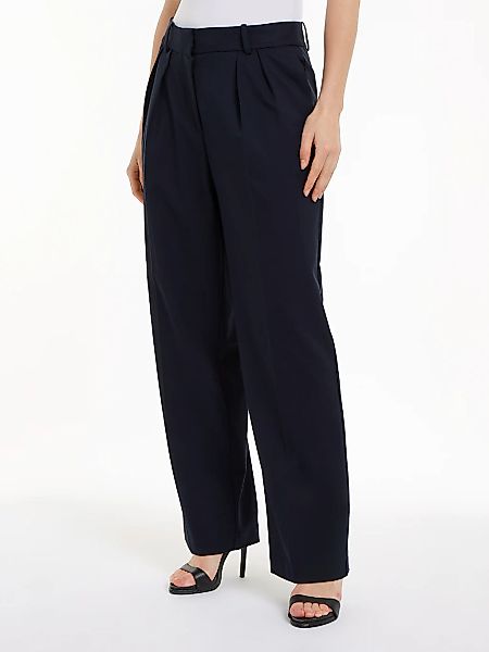 Tommy Hilfiger Webhose "MD CORE RELAXED STRAIGHT PANT" mit Logostickerei au günstig online kaufen