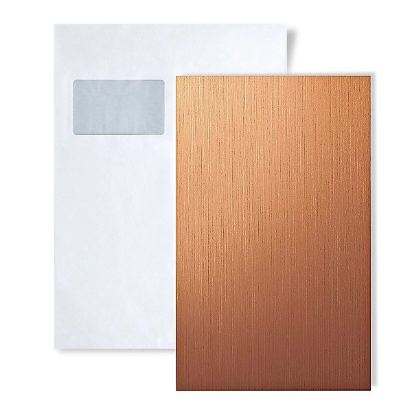 Wallface 1 MUSTERSTÜCK S-12432 DIN A5 Wandpaneel Muster COPPER BRUSHED günstig online kaufen