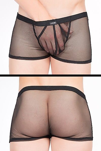 LOOK ME Boxershorts Herren-Shorts in schwarz günstig online kaufen