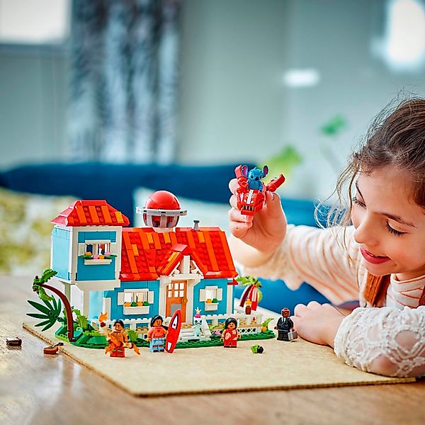 LEGO® Konstruktionsspielsteine »Das Strandhaus aus „Lilo und Stitch“ (43268 günstig online kaufen