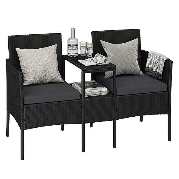 STEELSØN Gartenlounge-Set Velara, (Gartenbank mit Tisch günstig online kaufen