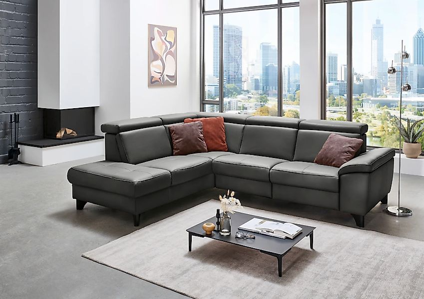 Die PlanBar Ecksofa "PN-EM23166", (Set), optional mit Kopfteilverstellung u günstig online kaufen