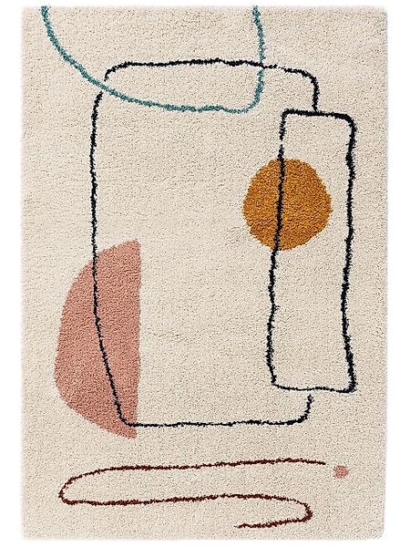 benuta Hochflor-Teppich Louise, rechteckig, Höhe: 21 günstig online kaufen