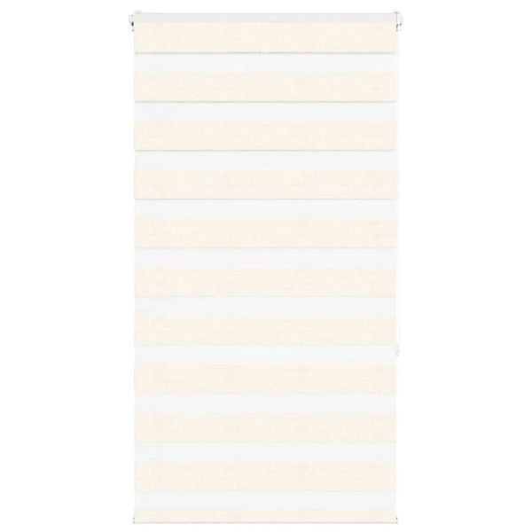 vidaXL Doppelrollo Marmorbeige 90x150 cm Stoffbreite 85,9 cm Polyester 4014 günstig online kaufen