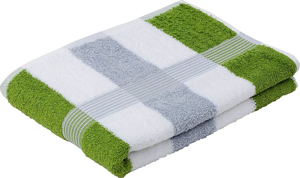 Gözze Badetuch New York, Walkfrottee (1-St), gestreift, mit strukturierter günstig online kaufen