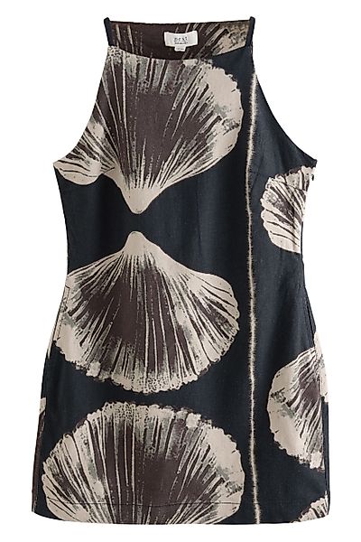 Next Minikleid Ärmelloses Racer-Minikleid, Leinenmix mit günstig online kaufen