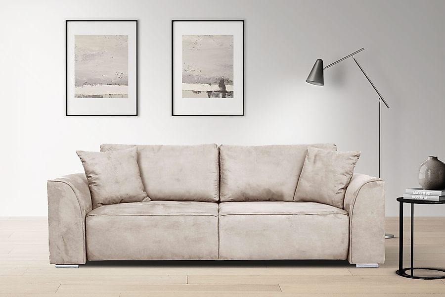 INOSIGN 3-Sitzer "BEATRICE auch als Schlafsofa mit Bettkasten, B/T/H 250/10 günstig online kaufen