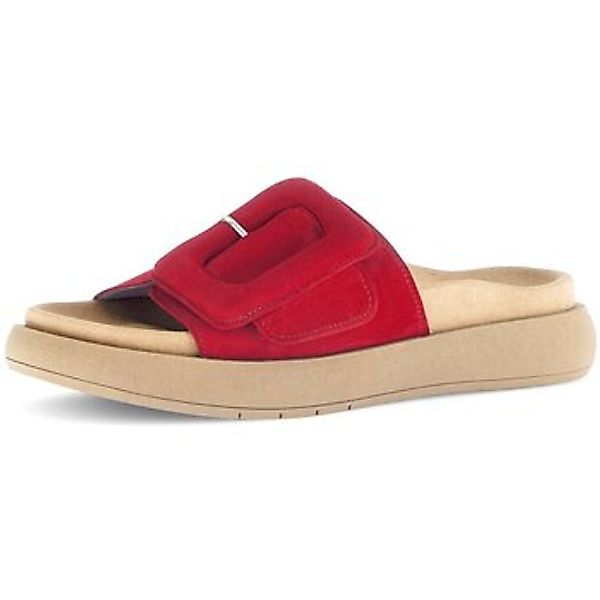 Gabor  Clogs Pantoletten Plateau Pantolette rubin Velour 63.751.15 63.751.1 günstig online kaufen