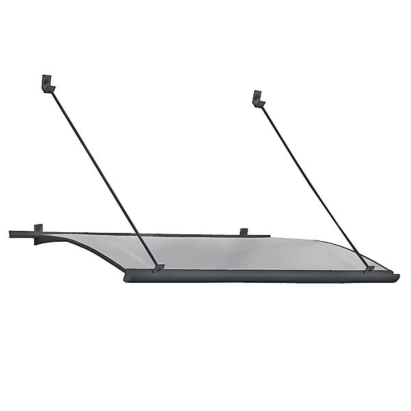 Roro Vordach V151 Anthrazit 140 cm x 83 cm x 67 cm günstig online kaufen