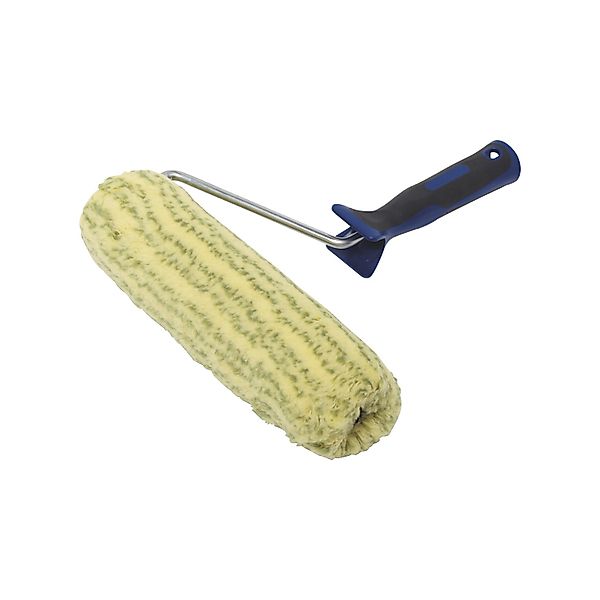 LUX-TOOLS Polyamid-Roller gepolstert 2K-Softgriff Schwarz-Blau 25 cm günstig online kaufen