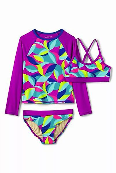 3-teiliges Set aus Badeshirt und Bikini, Größe: 98/104, Sonstige, Polyester günstig online kaufen