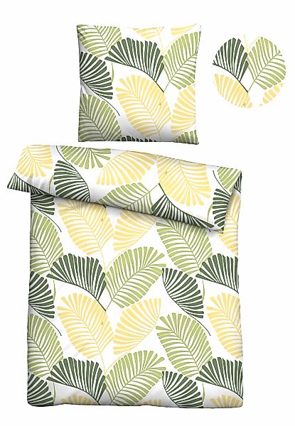 Castell - Markenbettwäsche Bettwäsche "0260991" 2 Stk. tlg. absolut bügelfr günstig online kaufen