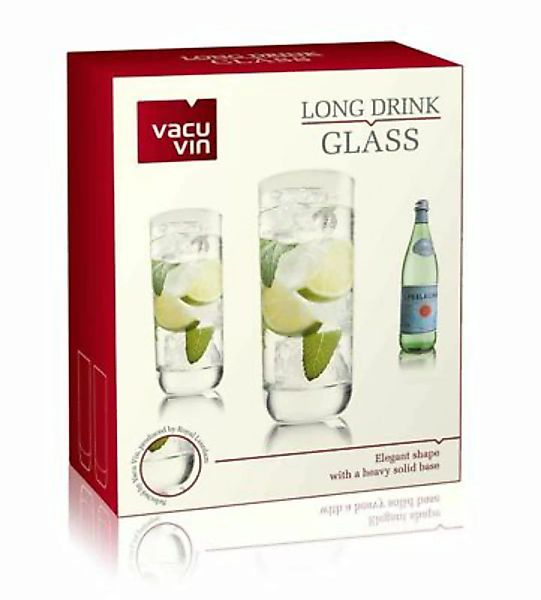 vacu vin Longdrink Glas 2er Set Longdrinkgläser transparent günstig online kaufen