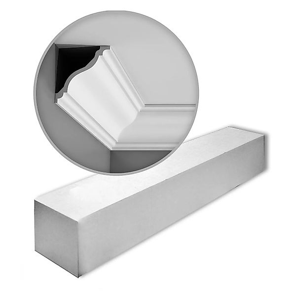 ORAC DECOR C333 LUXXUS Zierleisten 1 Karton Set 13 Stuckleisten 26 m Weiß günstig online kaufen