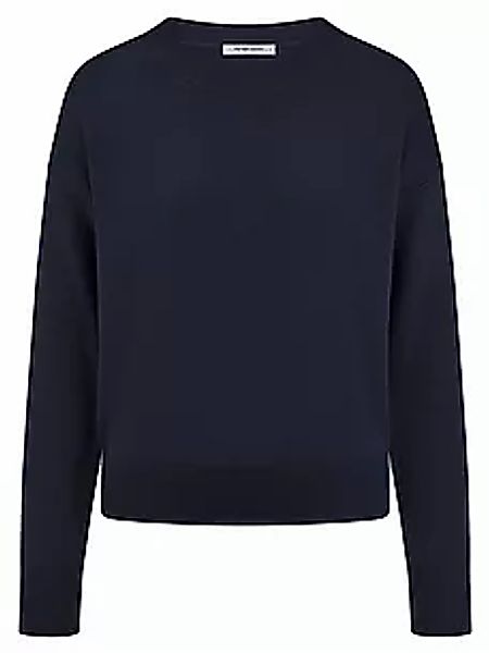 Rundhals-Pullover Peter Hahn blau günstig online kaufen