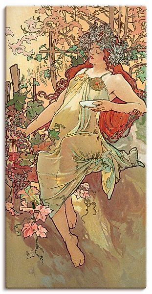 Artland Leinwandbild "Automne (Herbst), 1896", Frau, (1 St.), auf Keilrahme günstig online kaufen