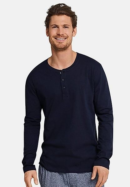 Schiesser Pyjamaoberteil Mix & Relax Basic (1-tlg) Schlafanzug Shirt langar günstig online kaufen