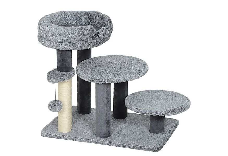 MC Star Kratzbaum und Katzentreppe, breite Basis, Plüschstoff, Sisalkratzsä günstig online kaufen