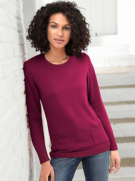 Casual Looks Rundhalspullover "Pullover" günstig online kaufen