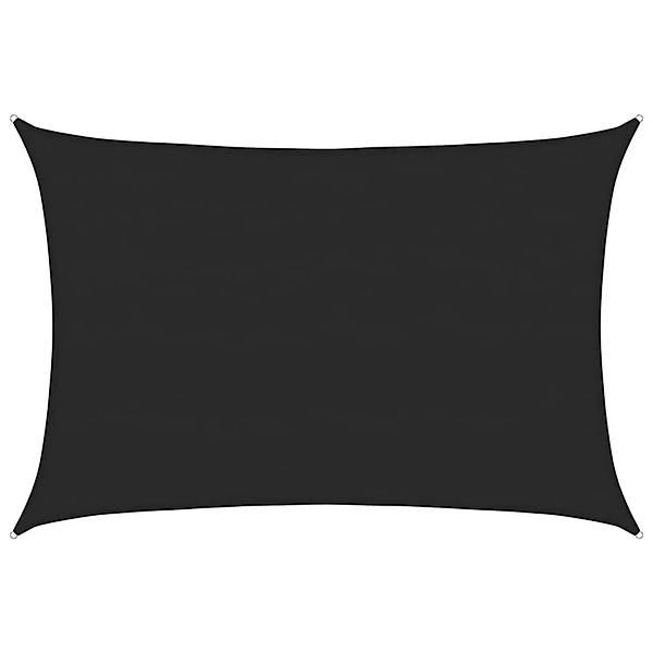 vidaXL Sonnensegel 160 g/m² Schwarz 5x7 m HDPE 311742 günstig online kaufen