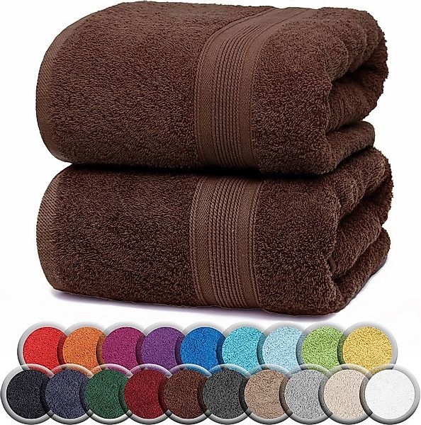 NatureMark Saunatuch Frottier Saunatücher 80x200cm, 100% Baumwolle (2-St), günstig online kaufen